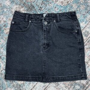 We the Free Classic Black Denim Mini Skirt size 26 /‎ 2